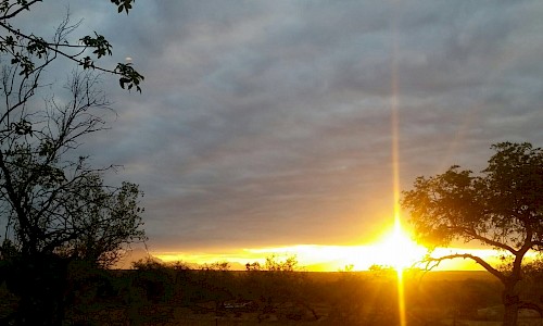 Sunset over the Drakenberg escarpemnt