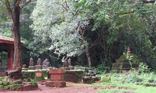 Sacred Grove surrounding Hindi temple.