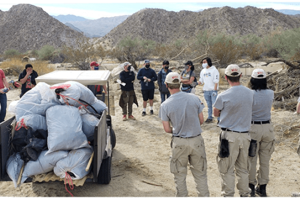 Eagle Scouts restore ten tortoise rearing pens at The Living Desert