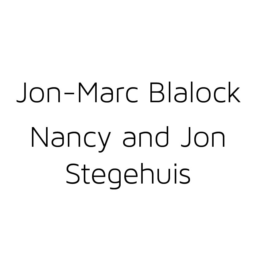 Jon-Marc Blalock and Nancy Stegehuis Logo