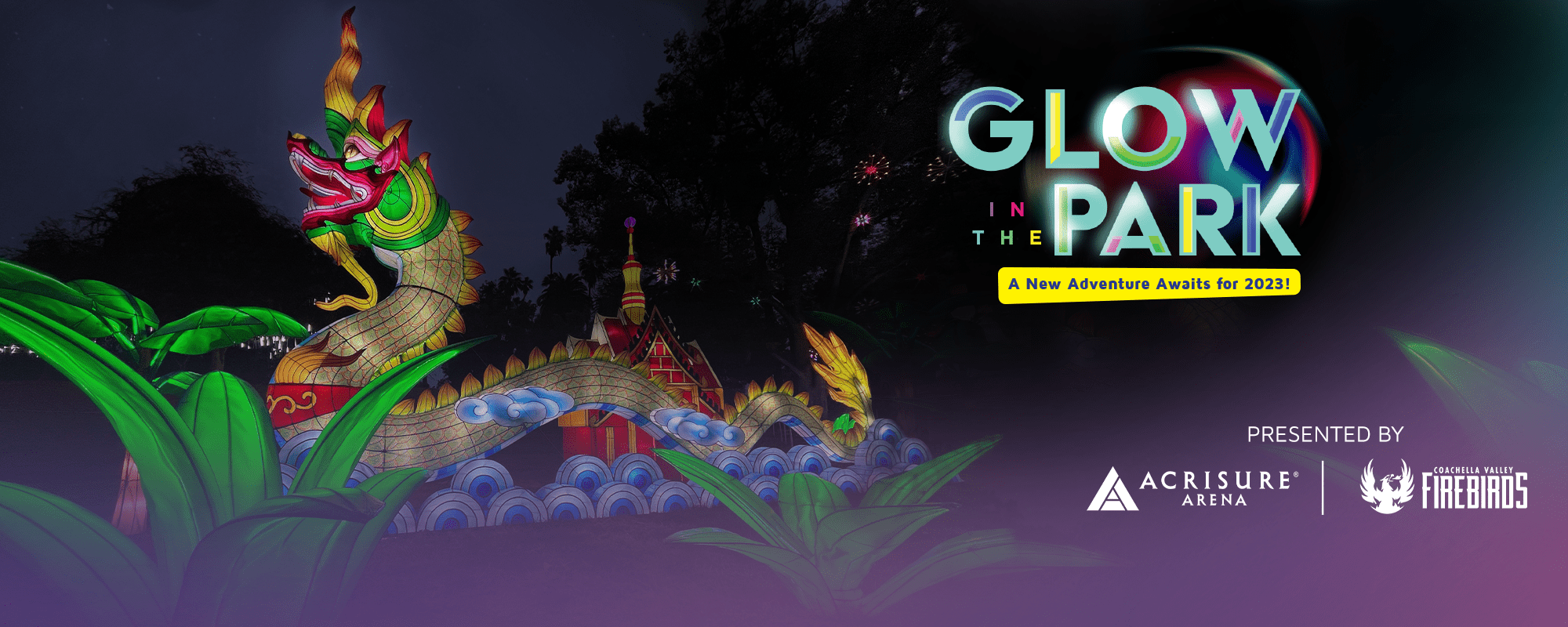 Glow in the Park Thai Dragon header