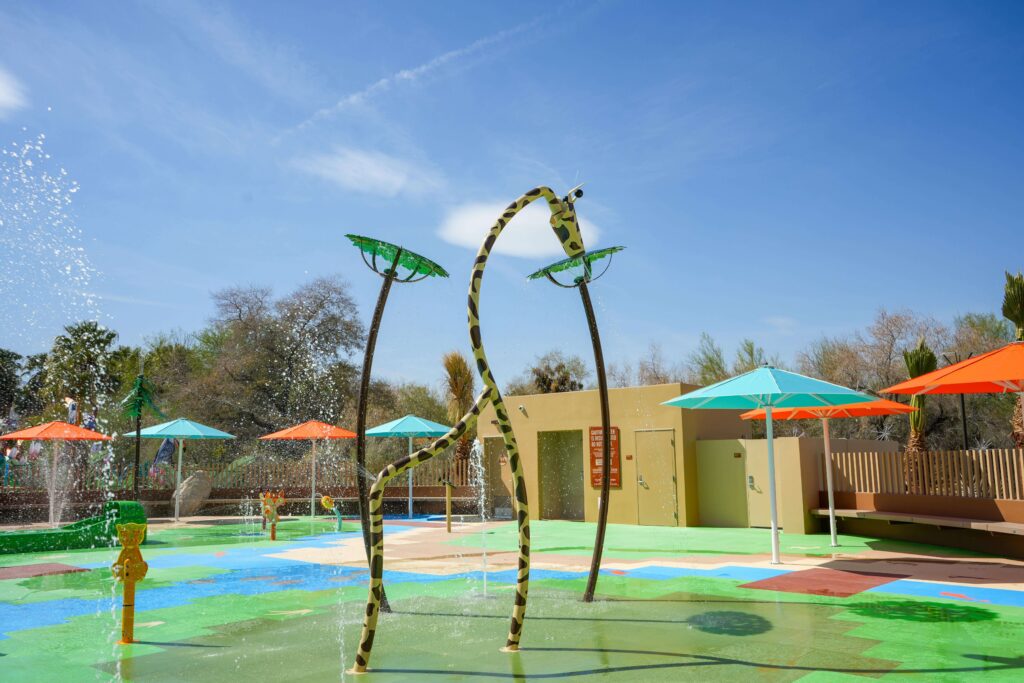 Splash Pad Giraffe